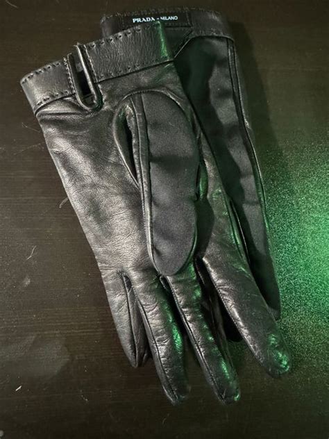 leather gloves prada blog|Black Leather Gloves .